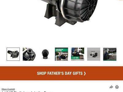 New Irrigation Pump 1-1/2hp Dual Voltage