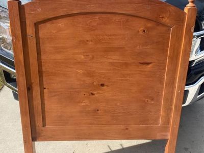 Twin Bed Frame with Mirror