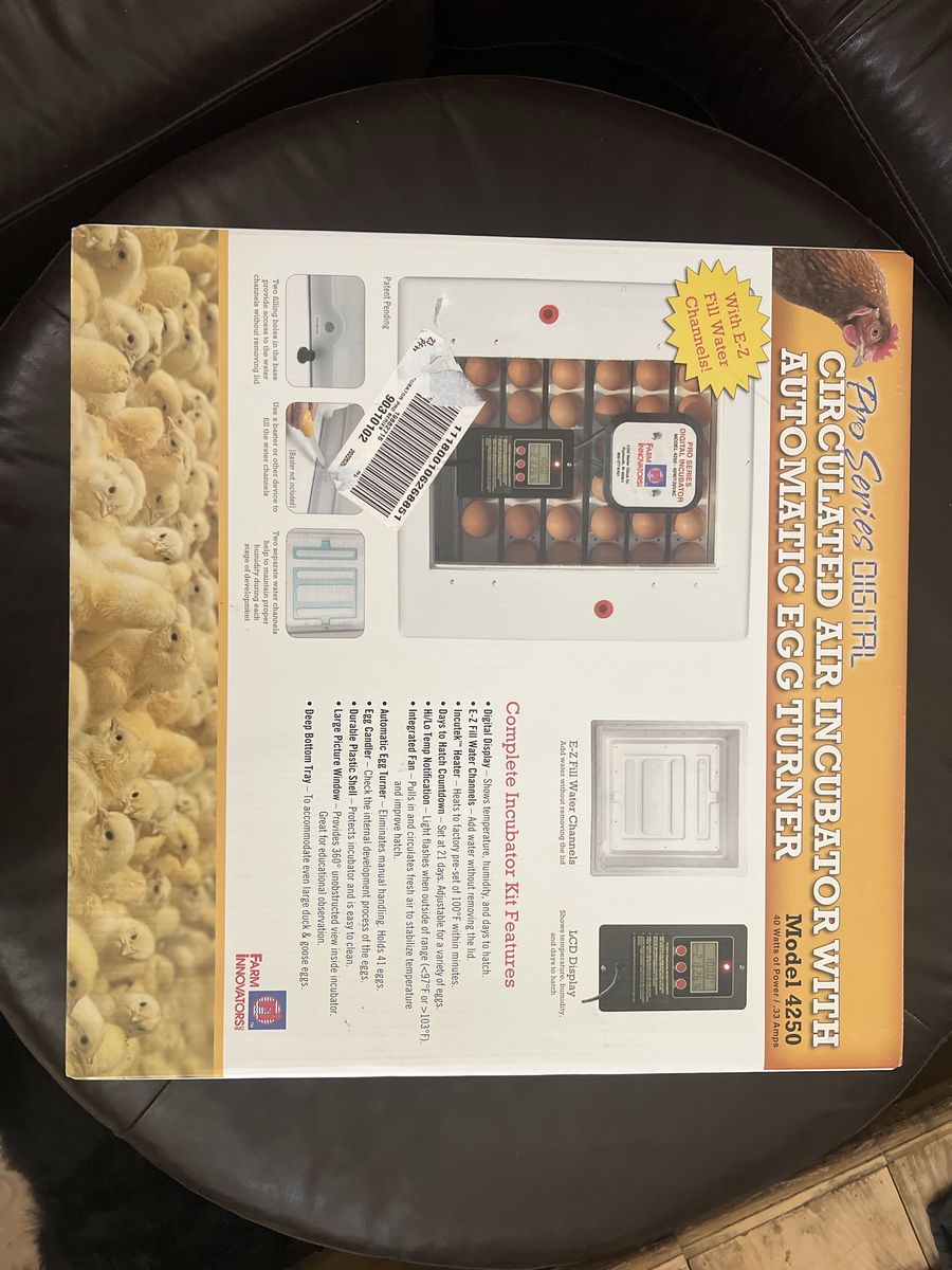New Farm Innovators Pro Series Digital Circulated Air Incubator w/ Automatic Egg Turner, Model 4250
