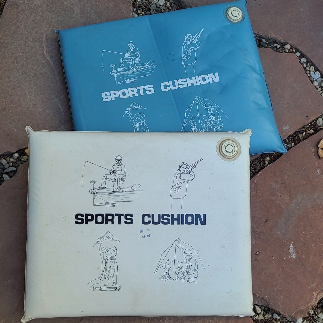 Vintage Inflat-A-Matic Sport Cushions