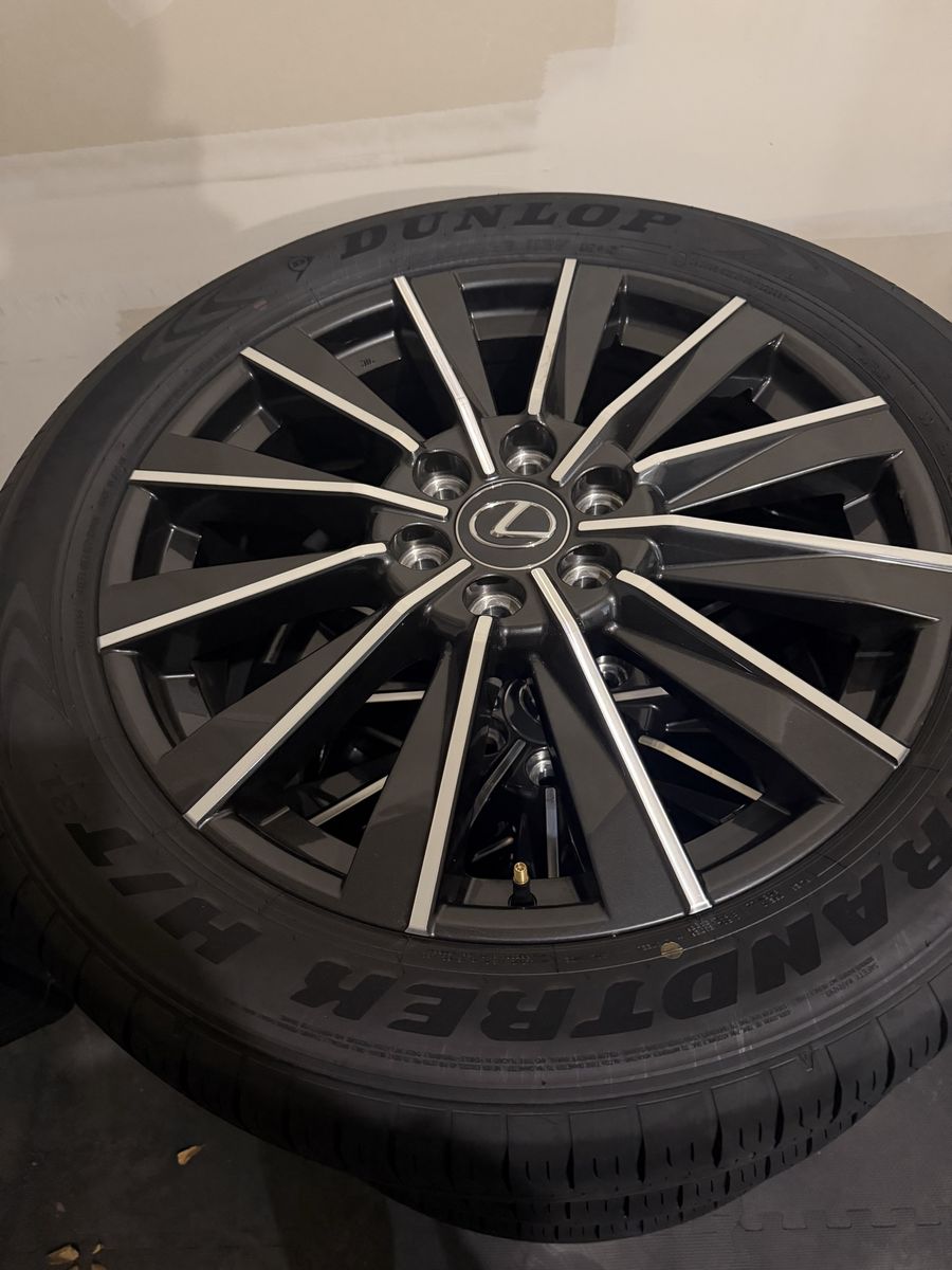 22” Alloy Wheels 265/50/R22 Dunlop Tires GX550 OEM