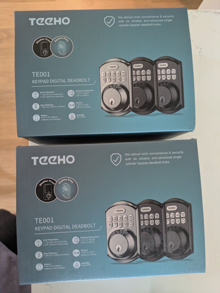 Teeho Keyless Entry Deadbolt (new in box)