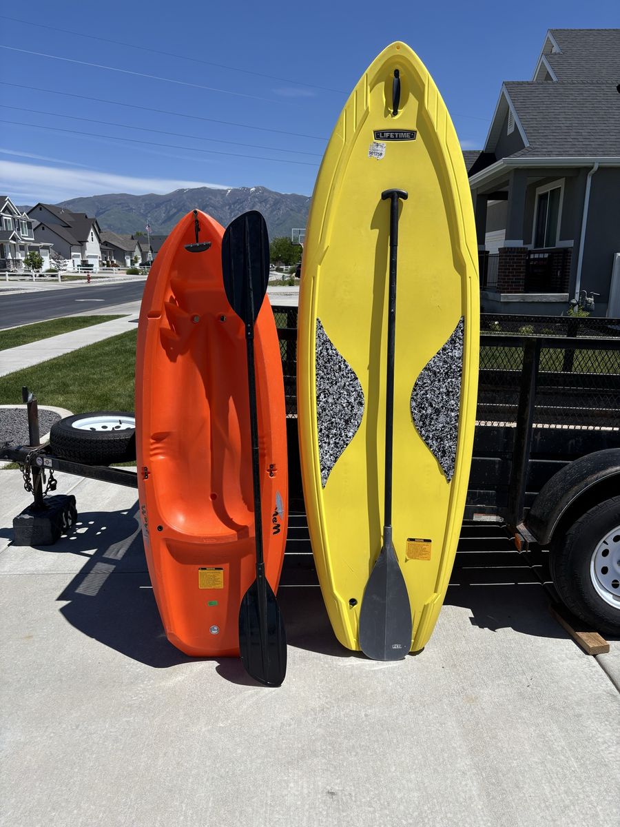 Kids Sand up paddle board & Kayak-Lifetime brand