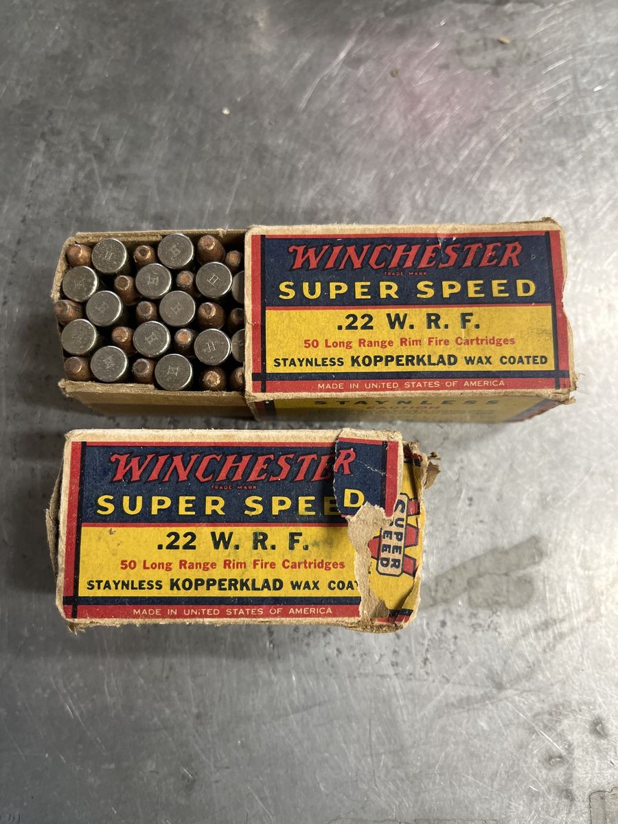 .22 W R F Ammo.