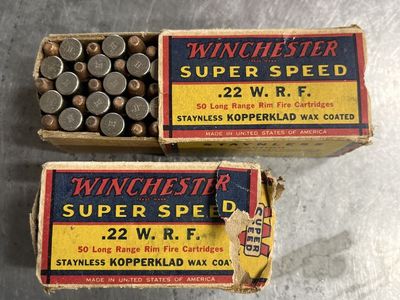 .22 W R F Ammo.