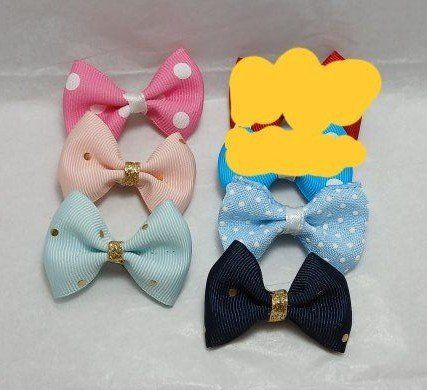Mini Polka Dot Hair Bows
