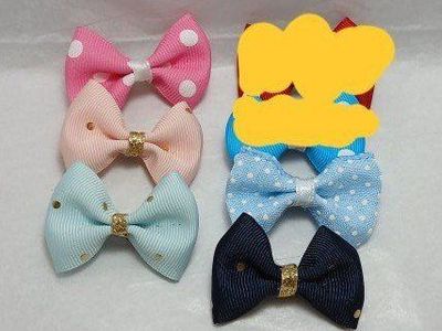 Mini Polka Dot Hair Bows