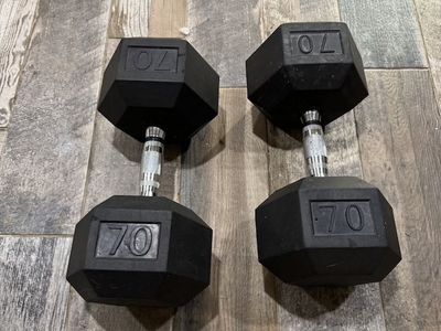 70 lb Dumbbell Set