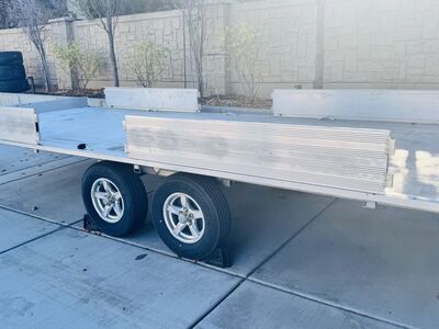 Aluma 7.5 x 18 All Aluminum Trailer