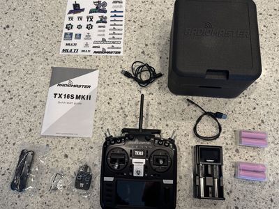 RadioMaster TX16S MKII ELRS + Batteries & Charger