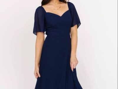 Navy formal dress size S