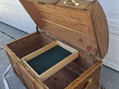 modern large cedar hope chest