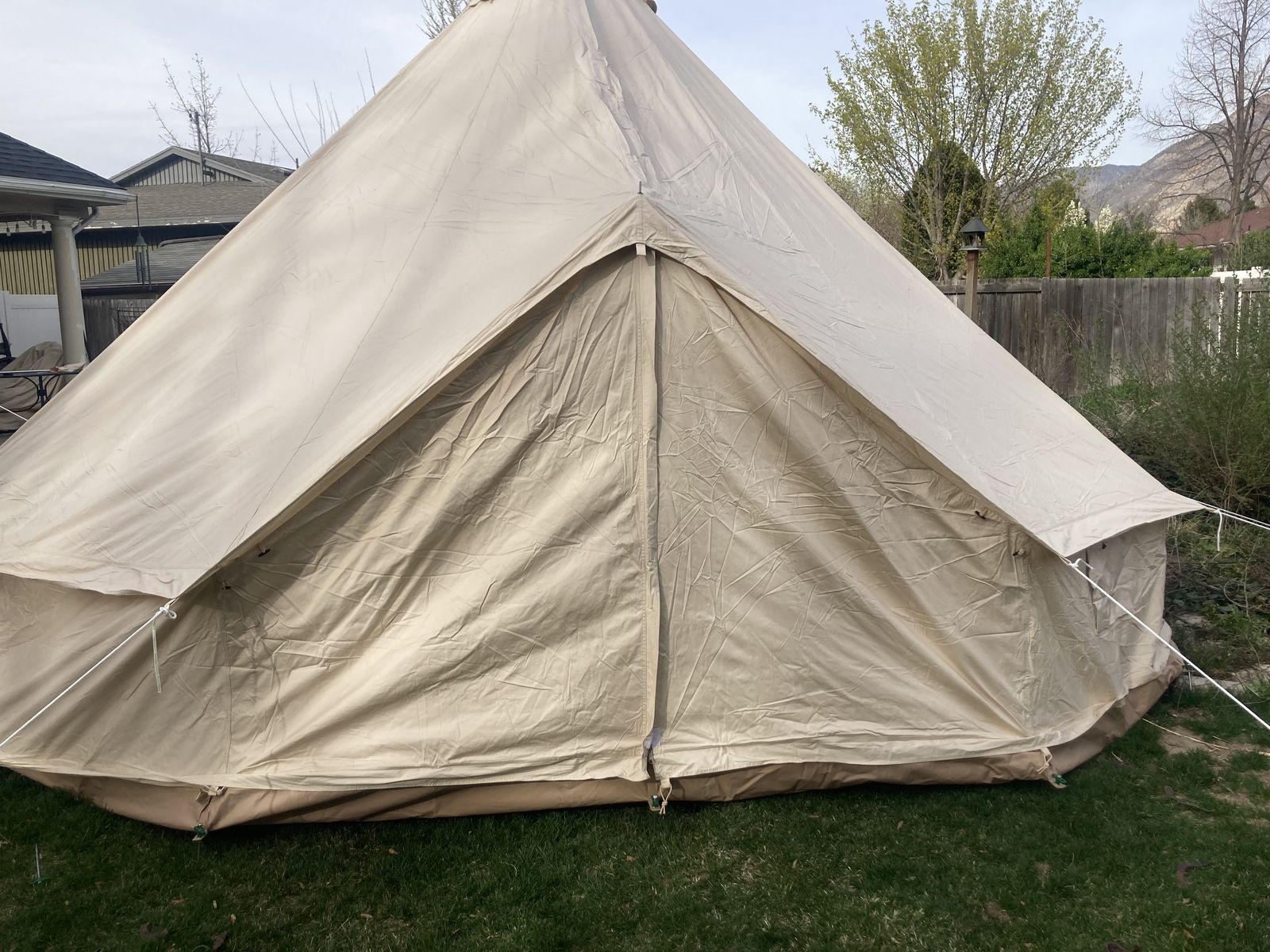 18ft Canvas Bell Tent New