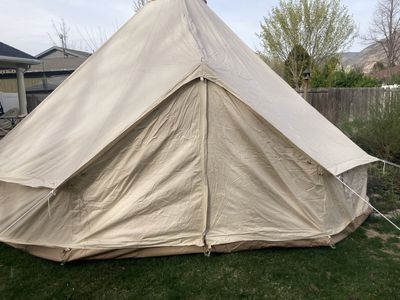 18ft Canvas Bell Tent New