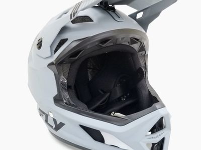 Fly Racing Rayce MTB/BMX Bicycle Helmet (Matte Grey, Large) (73-3614L-L-R3-S3)
