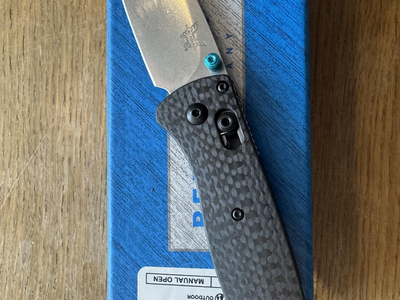Benchmade Carbon Fiber Bugout Pocket Knife