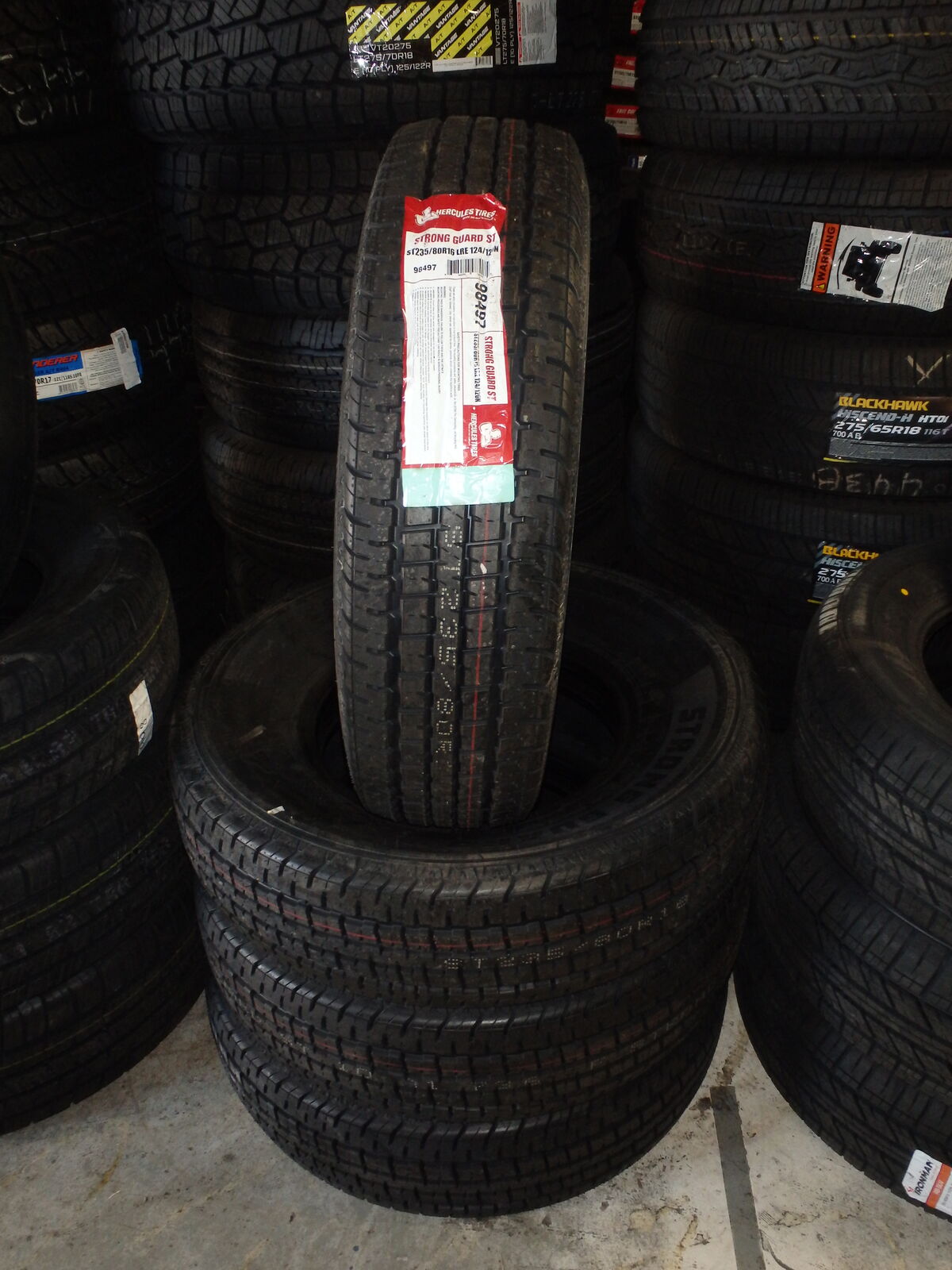235/80R16 HERCULES TIRES STROG GUARD ST SET OF BRAND NEW TIRES