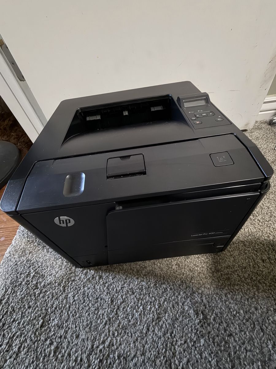 HP LaserJet Pro 400 M401dne Monochrome Laser Printer - Black, Duplex, Network Ready