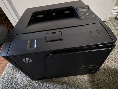 HP LaserJet Pro 400 M401dne Monochrome Laser Printer - Black, Duplex, Network Ready