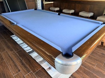 BRUNSWICK “ANNIVERSARY” 8-Foot Slate Pool Table  ·  Professionally Refelted & Restored Park City, Utah  ·  Asking $5,500 (OBO)