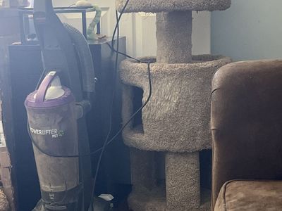 Wooden cat tower