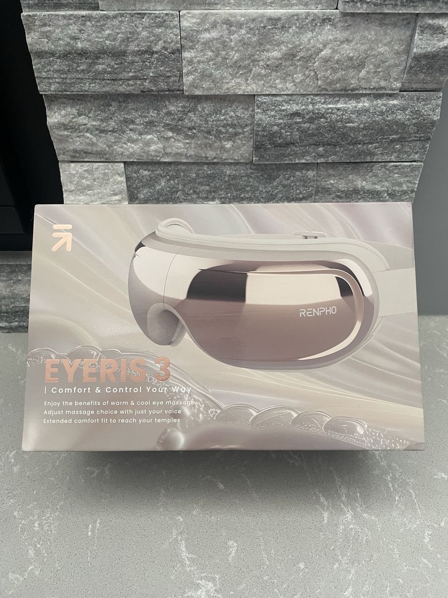 RENPHO Eyeris 3 Eye Massager with Heat, Cooling Gel Mask & Voice Control