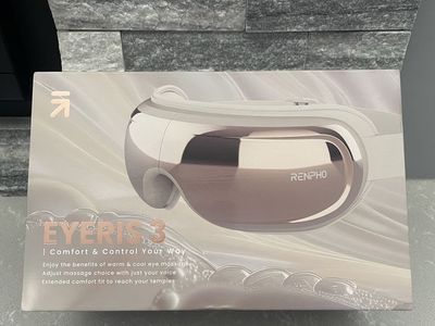 RENPHO Eyeris 3 Eye Massager with Heat, Cooling Gel Mask & Voice Control