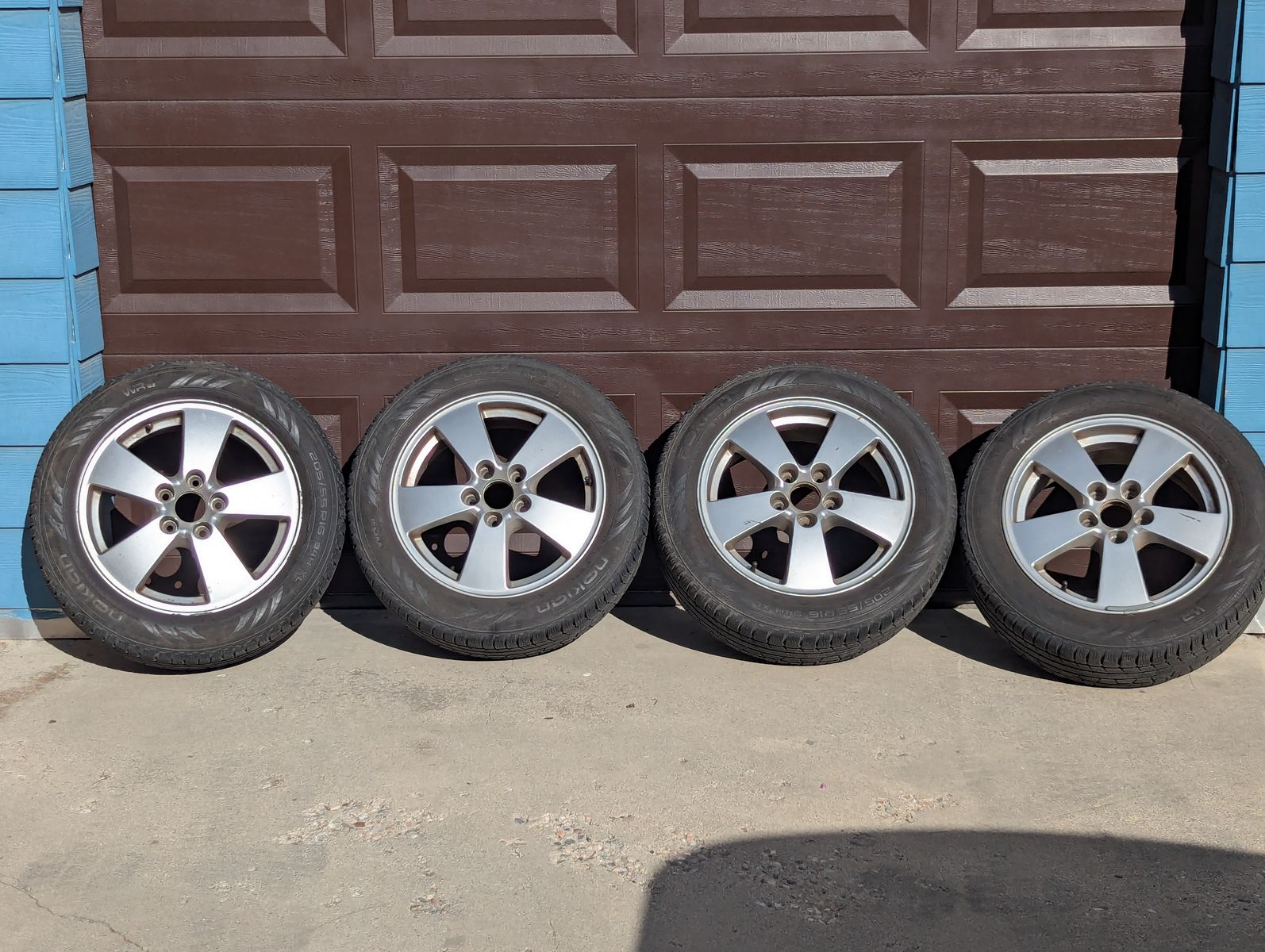16 Inch 5x110 Saab Ronal Wheels