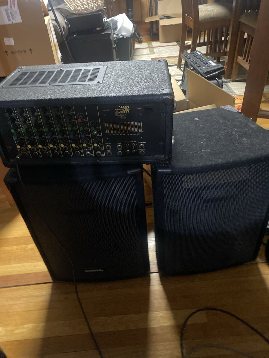 Amp/15" Passive Speakers