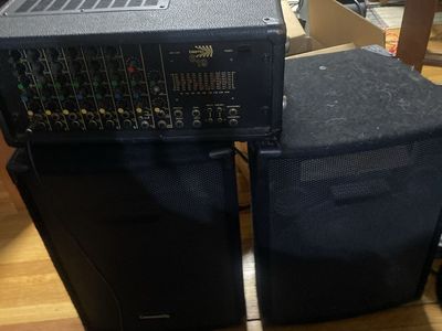 Amp/15" Passive Speakers