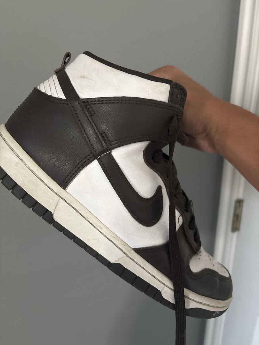 Nike Dunk High Pro SB Brown White Lace Up Sneakers - Men's Size 8.5
