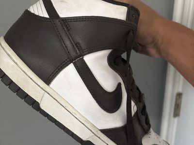 Nike Dunk High Pro SB Brown White Lace Up Sneakers - Men's Size 8.5