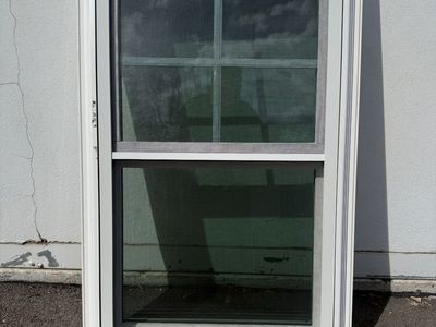 24 X 36 Beige / White Double Hung Window