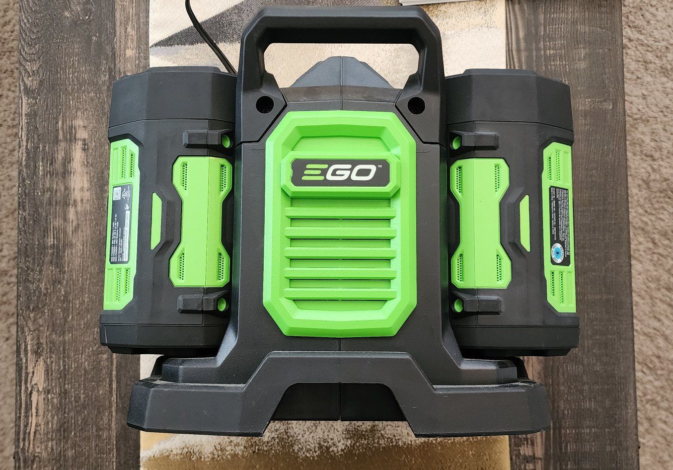 EGO 7.5ah 56v battery set with charger