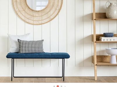 Article Meron Black Rattan Round Wall Mirror
