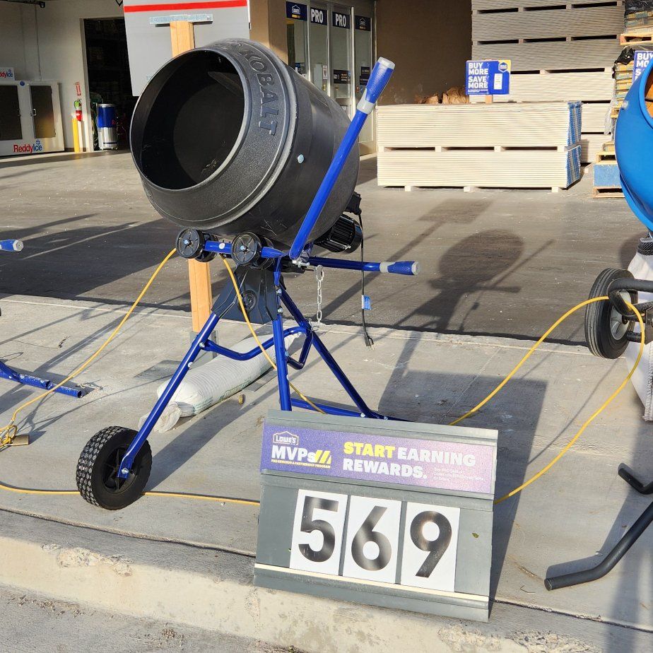 Kobalt 4-Cu. Feet 0.5 -HP Concrete Mixer