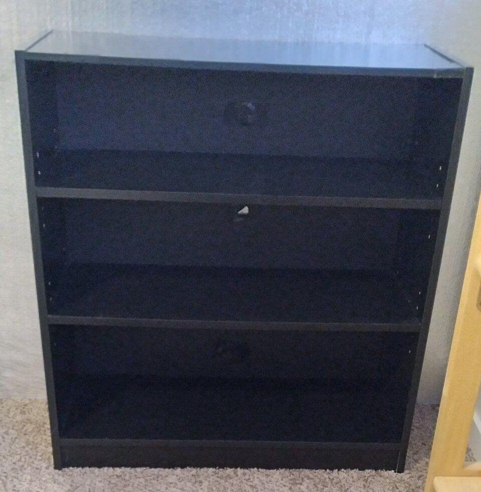 Adjustable Black Shelves