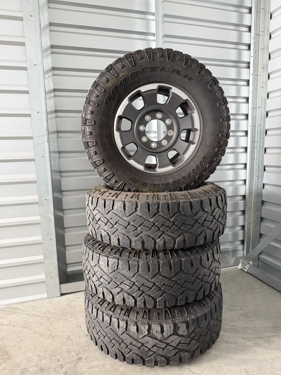 Goodyear Wrangler LT285/70R17 All-Terrain Tires & Wheels - Set of 4