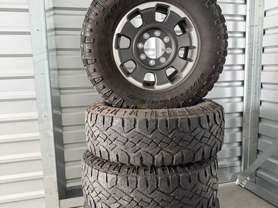 Goodyear Wrangler LT285/70R17 All-Terrain Tires & Wheels - Set of 4