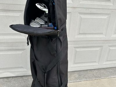 Golf Bag Travel Case - roller wheels