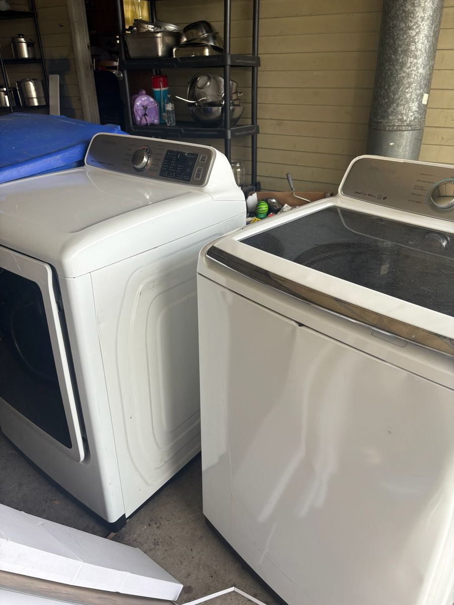 Samsung washer and dryer