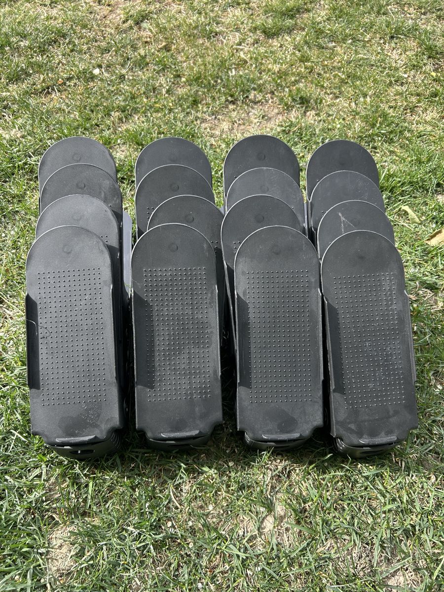 20 Adjustable Shoe Organizer Racks Black