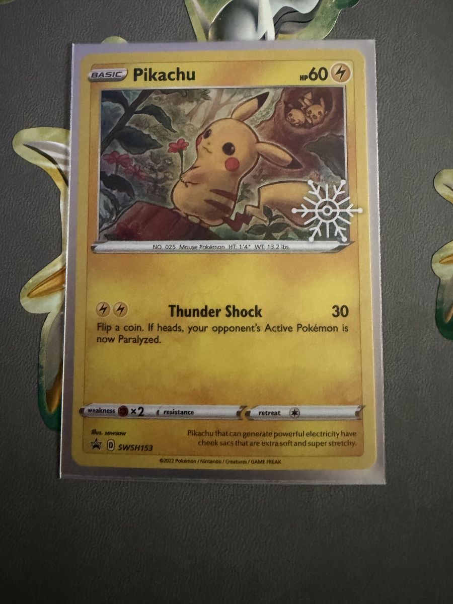 Pikachu SWSH153 Snowflake Stamp