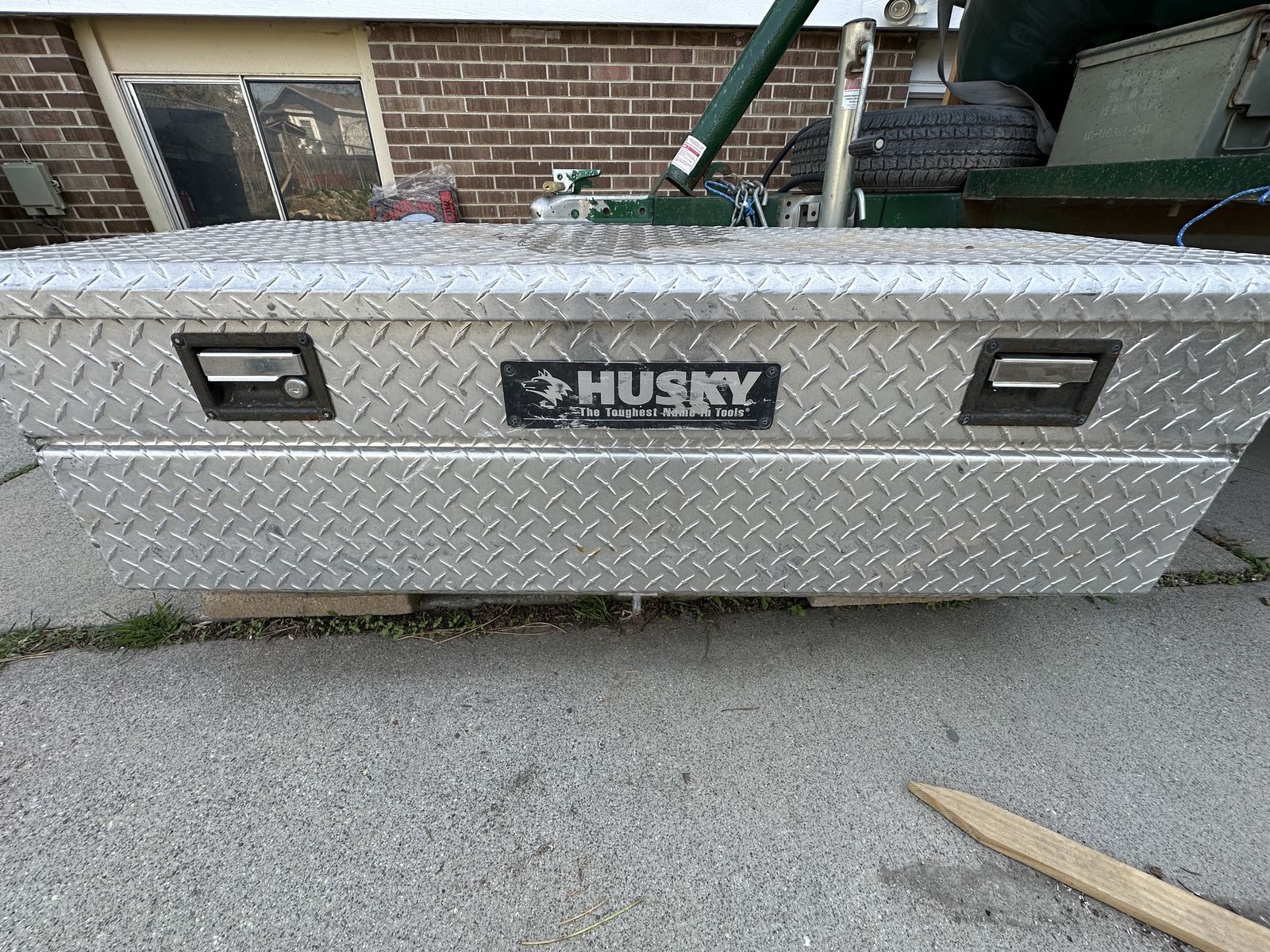 47 Husky Truckbed Toolbox-Aluminum