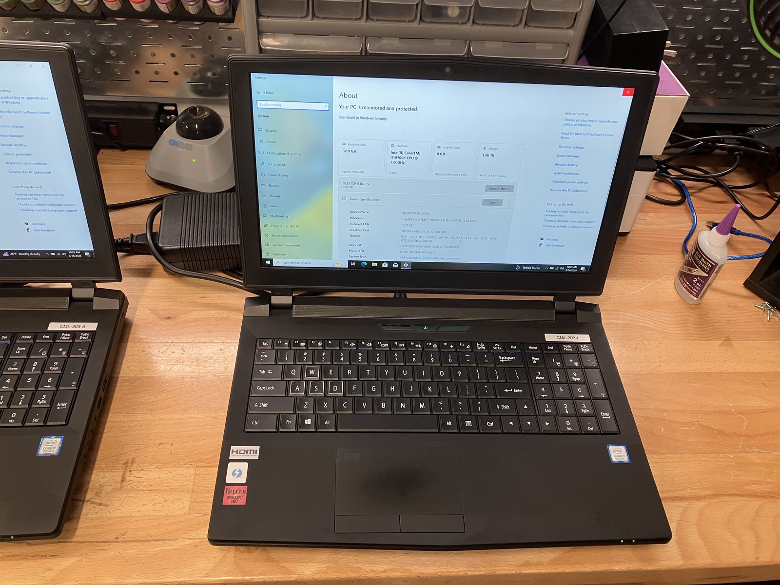 FOR SALE: Sager Gaming Laptops — $500 each / $900 for the pair