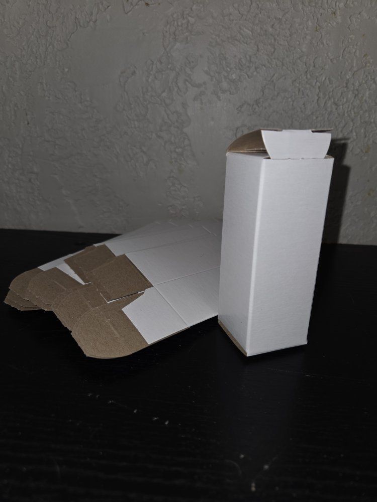 Uline S-20235 Reverse Tuck Cartons - White, 2x2x8" - 170 Pack for Packaging & Shipping