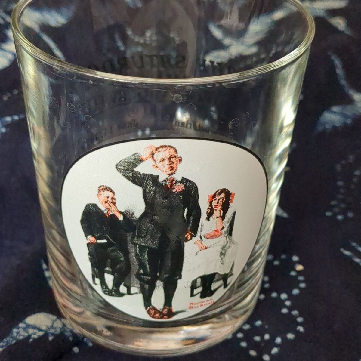 Norman Rockwell "Valedictorian" glass