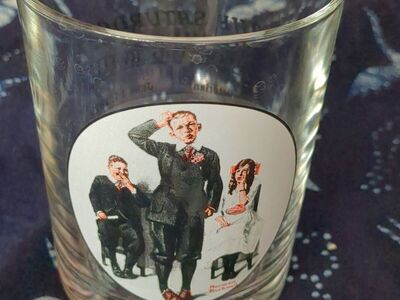 Norman Rockwell "Valedictorian" glass