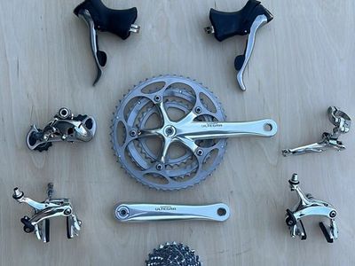 Shimano Ultegra 6500 9-Speed Triple Groupset – Vintage Road Bike – Excellent Condition