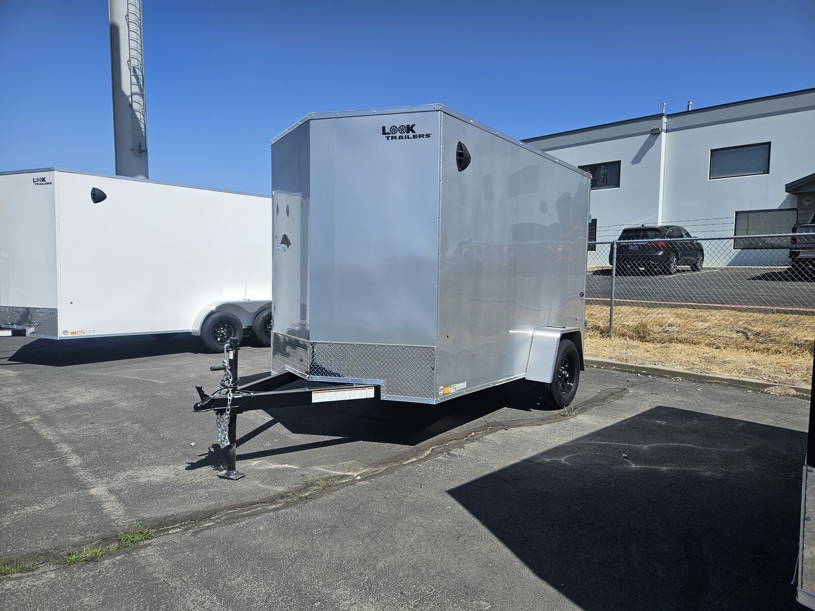 NEW LOOK ST DLX! 6X10! ENCLOSED CARGO TRAILER! #133556